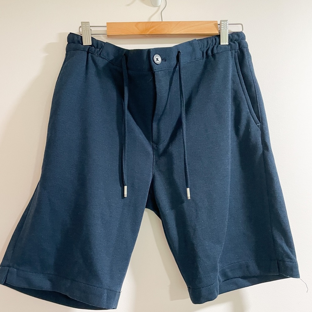 Zara Man Navy Blue Short Size Large